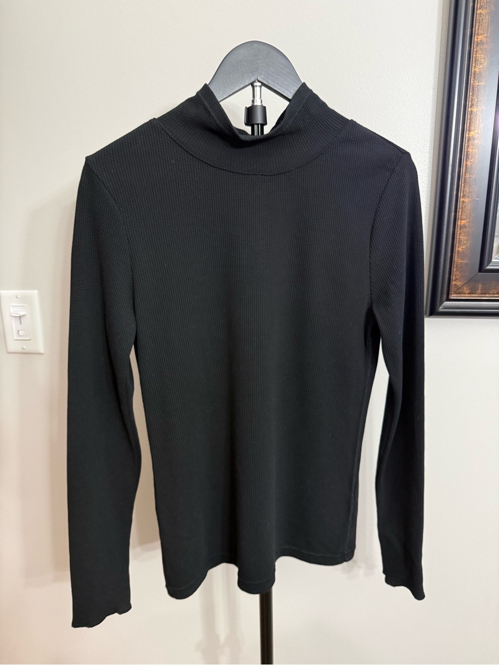 Target Women's Black Ribbed Mock/Turtleneck Sweater